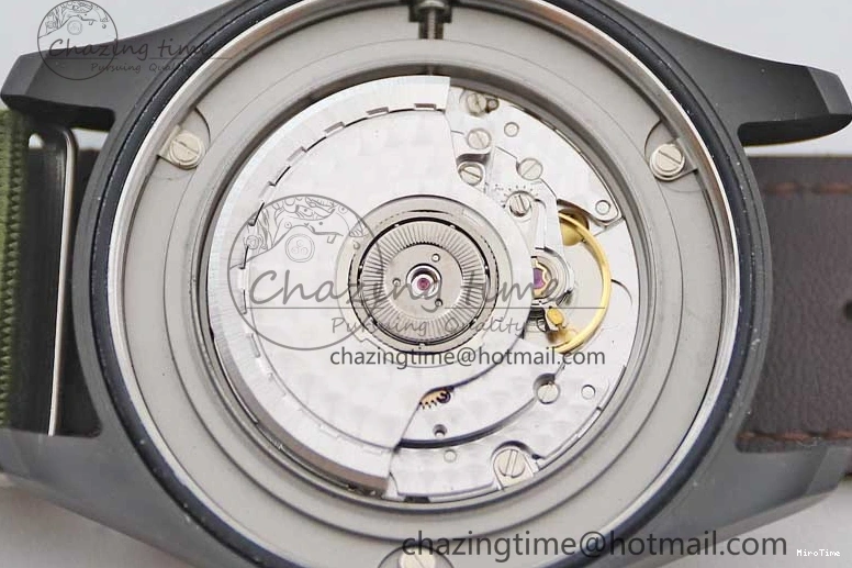 MIROTIME 0304 Packable Mark XVIII ‘TOPGUN SFTI’ Ceramic M+F Best Edition Black Dial on Green Nylon Strap 7048